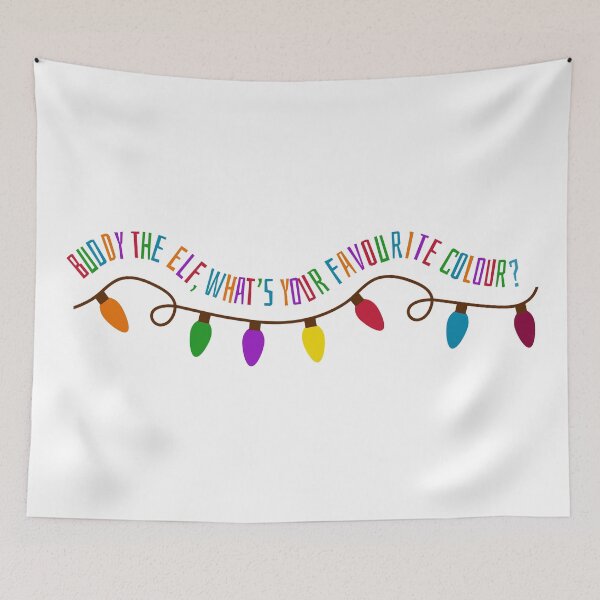 Item preview, Buddy The Elf What's Your Favourite Colour? designed and sold by TheHappyHeretic.