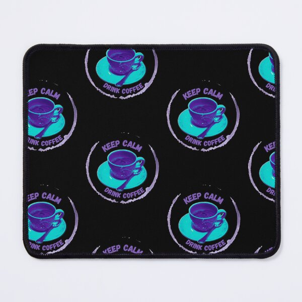 Item preview, Keep Calm Drink Coffee Lover funny quote coffee adict designed and sold by Merle Art.
