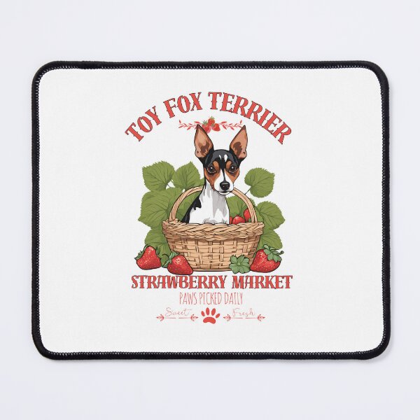 Item preview, Coquette Aesthetic Dog Strawberry market paws picked daily sweet and fresh toy fox terrier designed and sold by GoodyPaws.