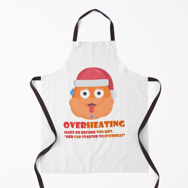 Item preview, Overheating Santa – Sweaty Holiday Tee designed and sold by rami cohen.