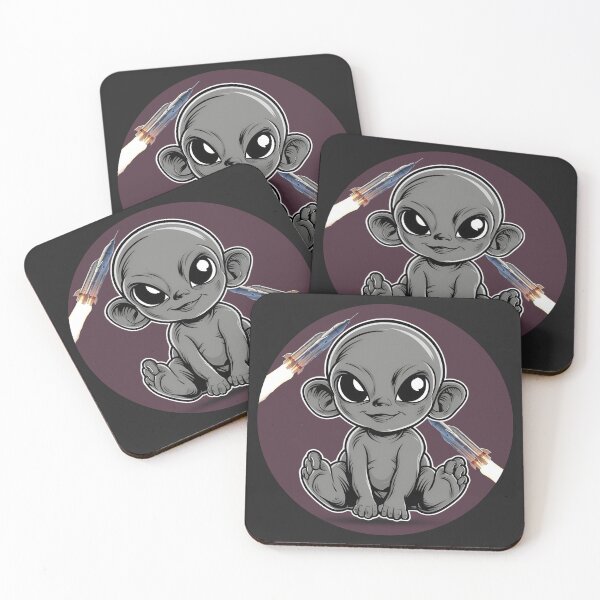 Item preview, Space Baby Alein designed and sold by Alidesignart.