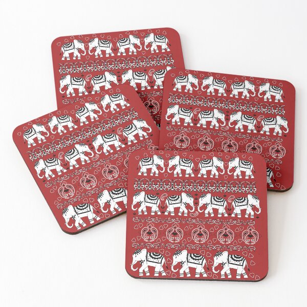 Item preview, Thai elephant pattern  designed and sold by PMSNshop.