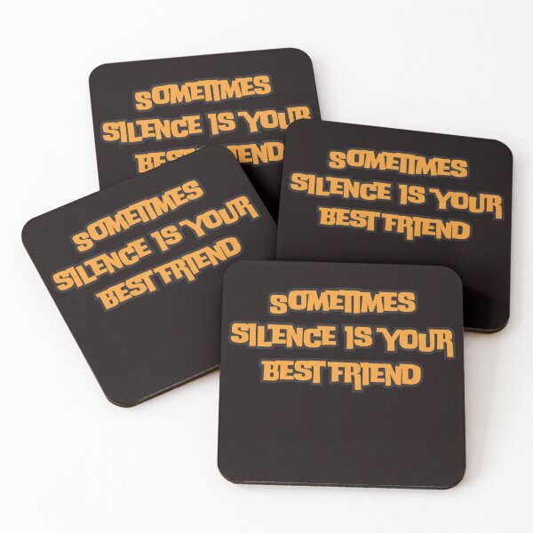Item preview, Sometimes silence is your best friend designed and sold by AngelArtss.