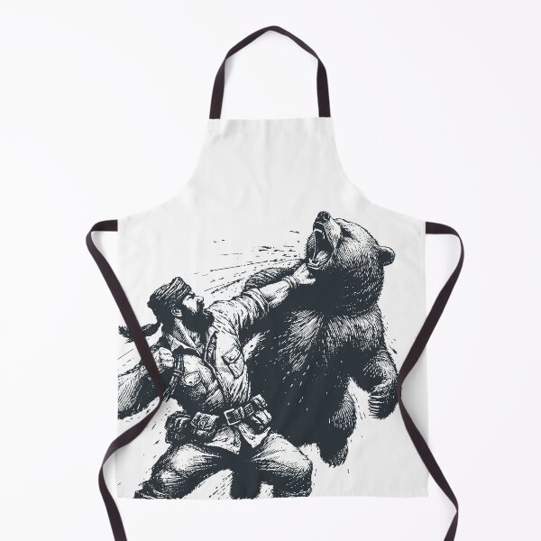 Item preview, Man vs. Bear: The Knockout Hunting Camping BLACK designed and sold by Anniebuh.
