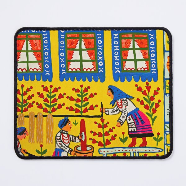 Item preview, Maria Prymachenko, My House My Truth, Ukrainian Folk Art, Марія Приймаченко, Моя Хата Моя Правда, Naïve Art, Ukrainian Folk Artist, Fine Art Print, Maria Prymachenko Gift designed and sold by Artistic Gift Print.