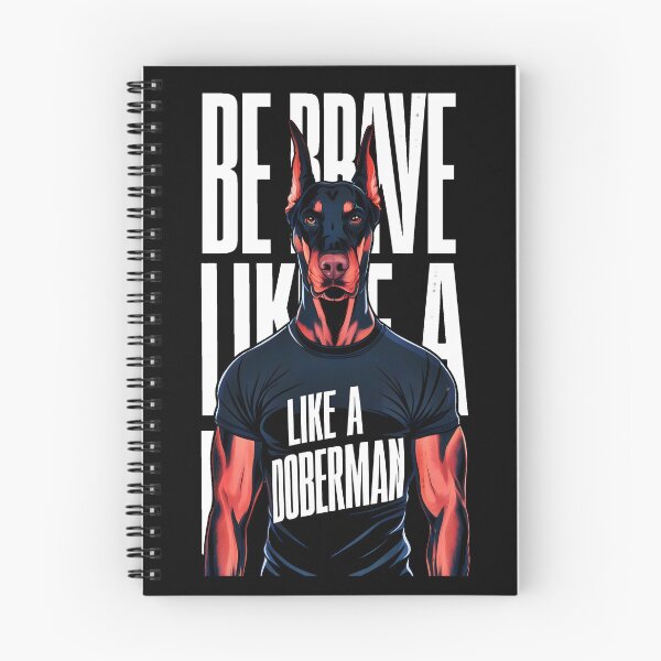 Item preview, Be Brave Like A Doberman designed and sold by AlphaTeez.