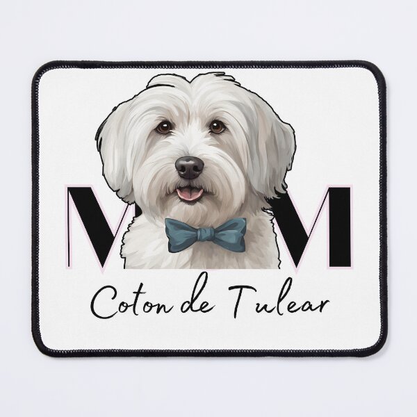 Item preview, Minimalistic aesthetic Mom of Coton de Tulear Dog  designed and sold by GoodyPaws.