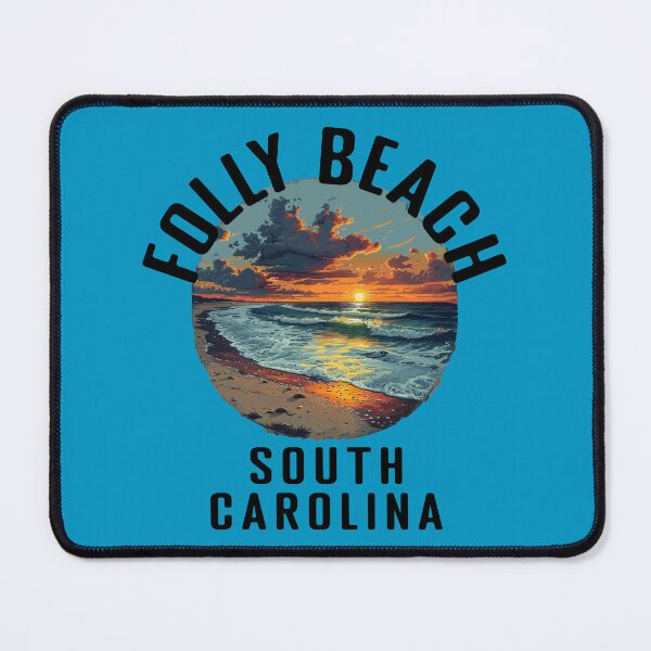 Item preview, Folly Beach - South Carolina (with Black Lettering) designed and sold by VelvetRoom.