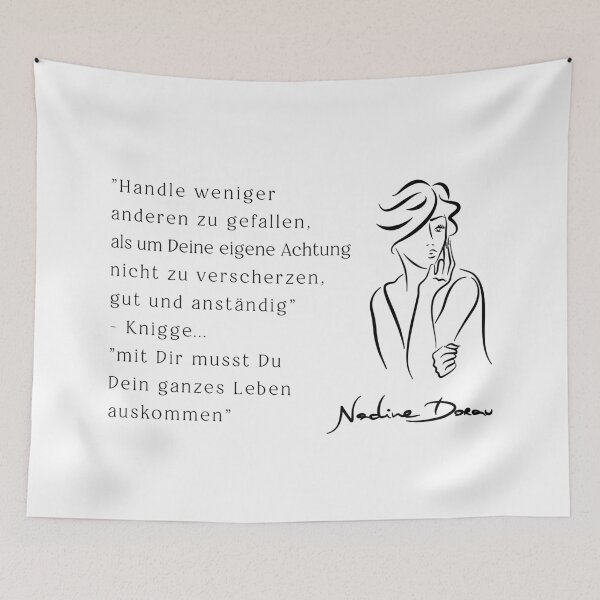 Item preview, Nadine Dorau _ Etiquette saying | Quote - 03 "BLACK SERIES" designed and sold by Nadine Dorau.