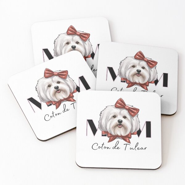 Item preview,  Minimalistic aesthetic Mom of Coton de Tulear Dog  designed and sold by GoodyPaws.