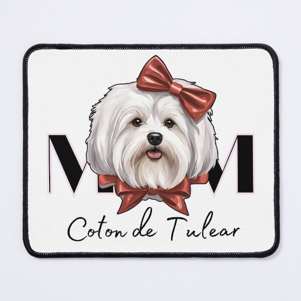 Item preview,  Minimalistic aesthetic Mom of Coton de Tulear Dog  designed and sold by GoodyPaws.