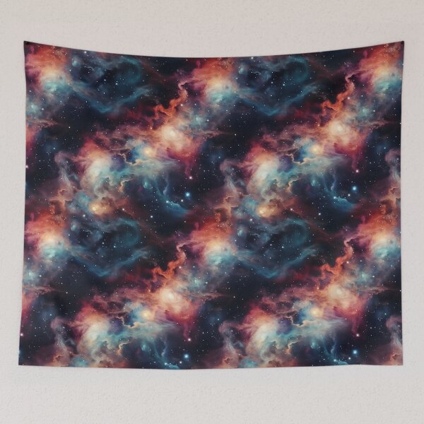 Item preview, Seamless Deep Space Art Repeating Tile Wallpaper Pattern designed and sold by ZeptepiPatterns.
