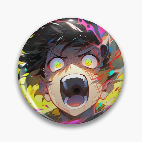 Item preview, Explosion of Colors Anime Scream Art by AI designed and sold by DigitAIShop.
