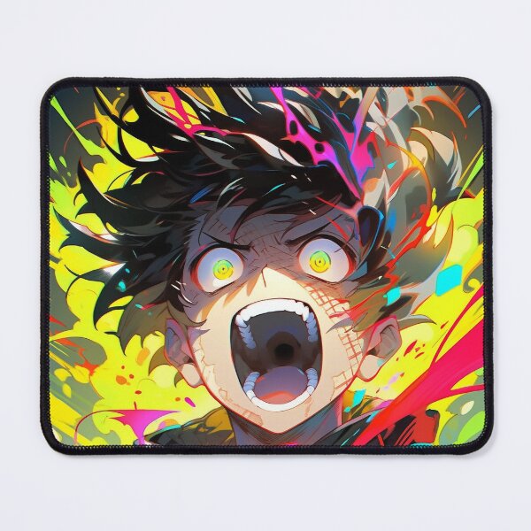 Item preview, Explosion of Colors Anime Scream Art by AI designed and sold by DigitAIShop.