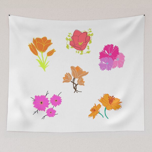 Item preview, Sketchy Flowers designed and sold by Kumar-Artist.