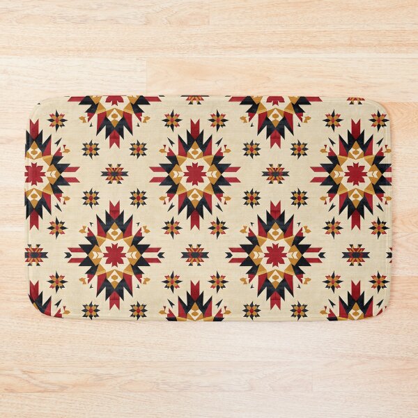 Item preview, Seamless Mexican Poncho Style Repeating Tile Wallpaper Pattern designed and sold by ZeptepiPatterns.