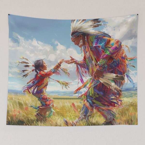 Item preview, Indian Vivid Portrait  designed and sold by Aleijandro Cantianich.