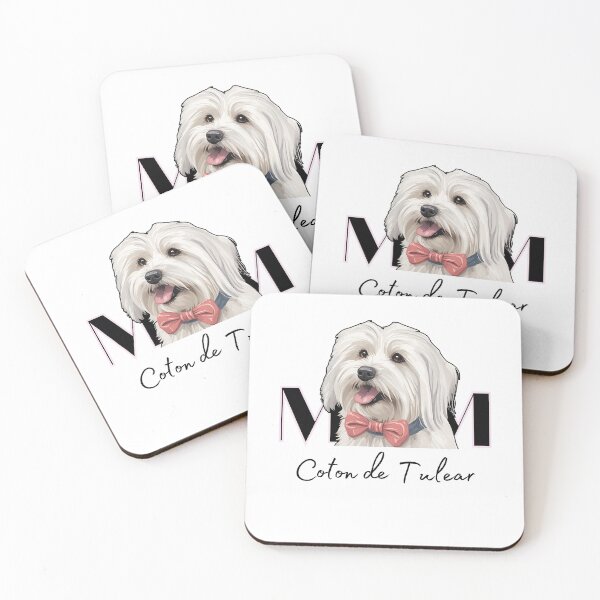 Item preview,   Minimalistic aesthetic Mom of Coton de Tulear Dog  designed and sold by GoodyPaws.
