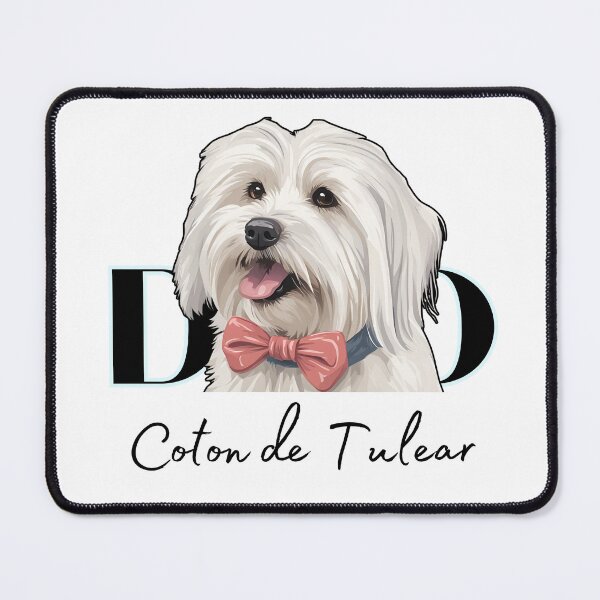 Item preview, Minimalistic aesthetic Dad of Coton de Tulear Dog  designed and sold by GoodyPaws.