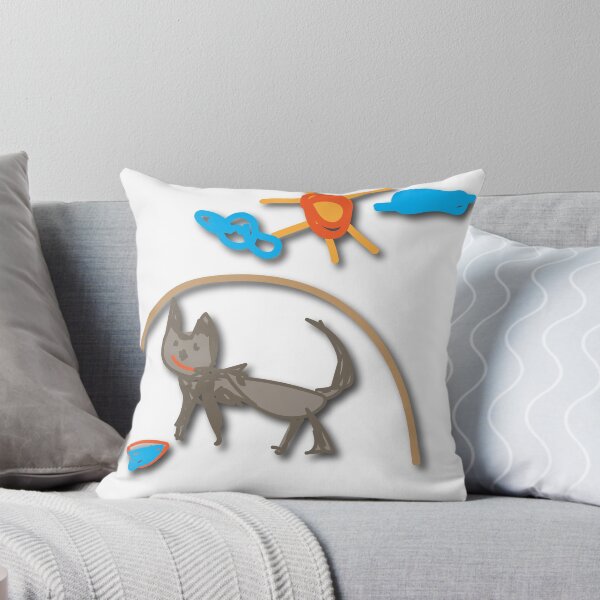Item preview, childrens drawing dog and dogy house designed and sold by greenysweeny.