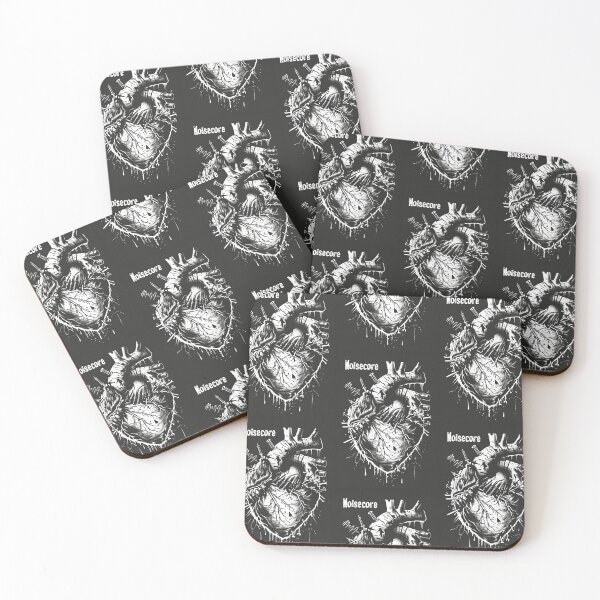 Item preview, Heart with "Noisecore" Text in Graffiti Style designed and sold by Piotrek0001.