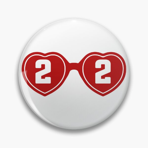 Item preview, Red heart sunglasses - I dont know about you but im feeling 22 designed and sold by EmeraldMusic.