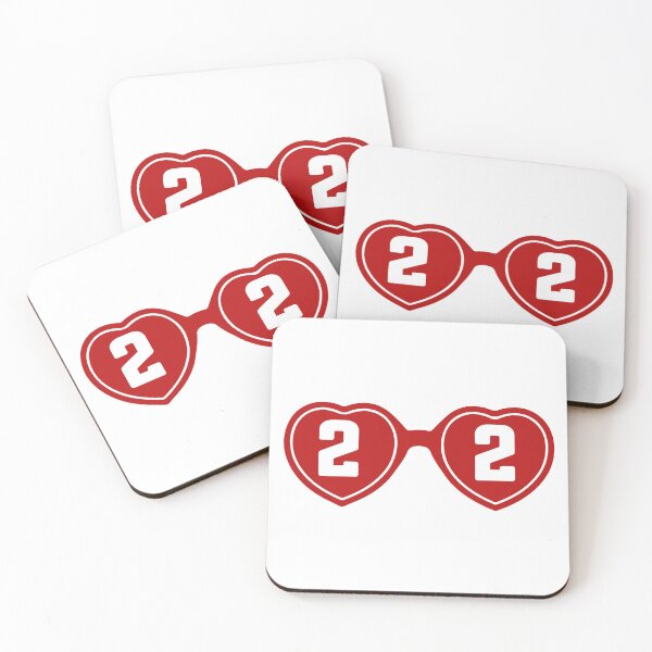 Item preview, Red heart sunglasses - I dont know about you but im feeling 22 designed and sold by EmeraldMusic.