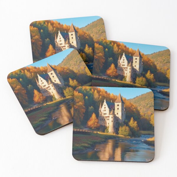 Item preview, Castle in the Autumn Grove designed and sold by BlareBlare.