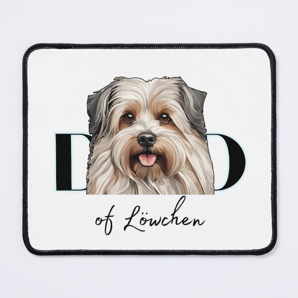 Item preview, Minimalistic aesthetic Dad of brown Lowchen Dog designed and sold by GoodyPaws.