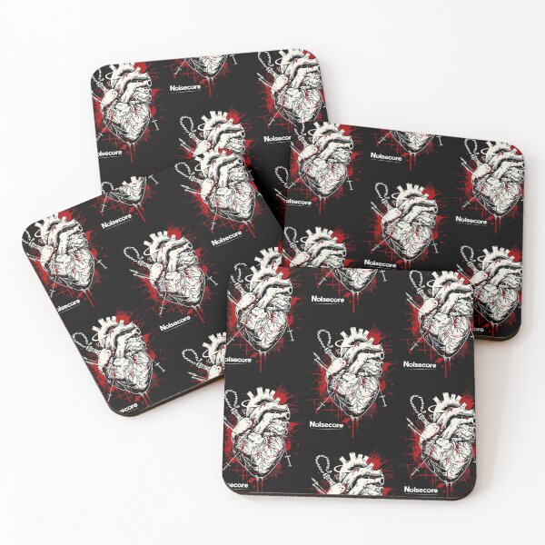 Item preview, Heart with "Noisecore" Text in Graffiti Style designed and sold by Piotrek0001.