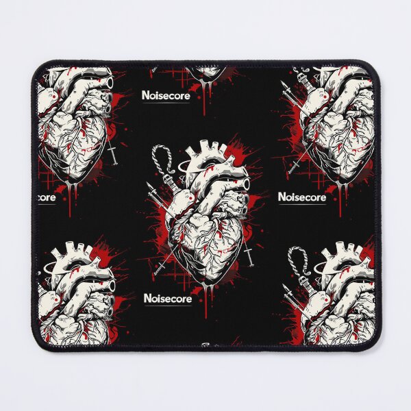 Item preview, Heart with "Noisecore" Text in Graffiti Style designed and sold by Piotrek0001.
