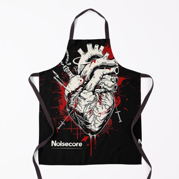 Item preview, Heart with "Noisecore" Text in Graffiti Style designed and sold by Piotrek0001.