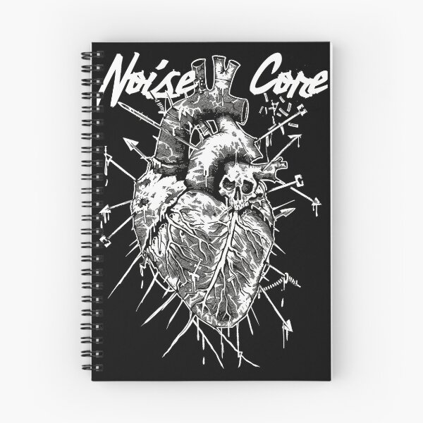 Item preview, Heart with "Noisecore" Text in Graffiti Style designed and sold by Piotrek0001.