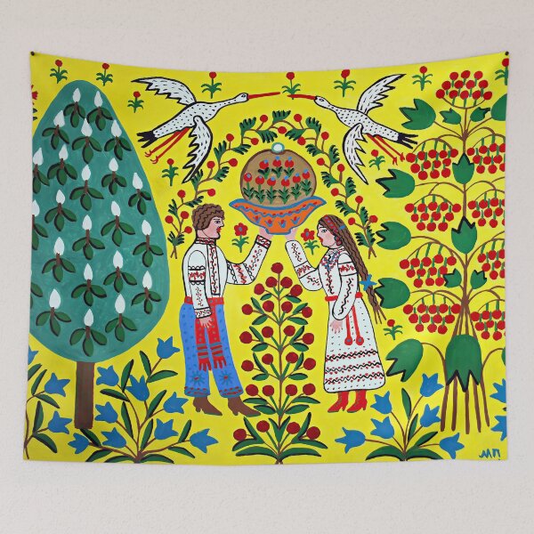 Item preview, Maria Prymachenko, Ukrainian Folk Artist, Ukrainian Painter, Марія Приймаченко, Naïve Art, Ukrainian Art Print, Maria Prymachenko Gift designed and sold by Artistic Gift Print.