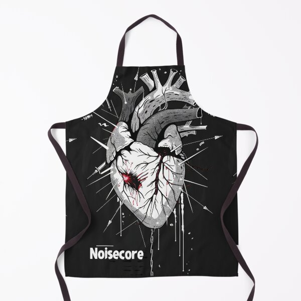 Item preview, Heart with "Noisecore" Text in Graffiti Style designed and sold by Piotrek0001.