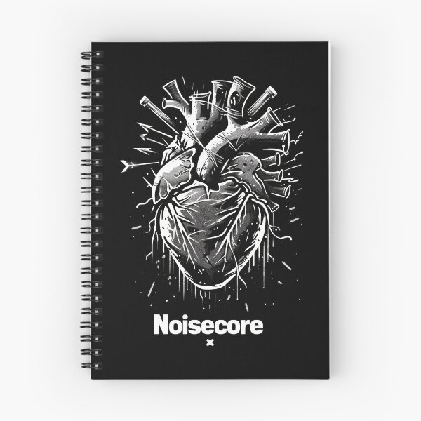 Item preview, Heart with "Noisecore" Text in Graffiti Style designed and sold by Piotrek0001.