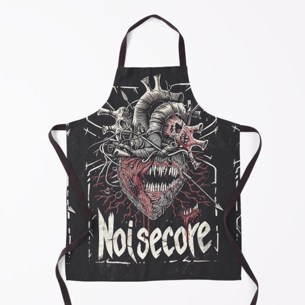 Item preview, Heart with "Noisecore" Text in Graffiti Style designed and sold by Piotrek0001.