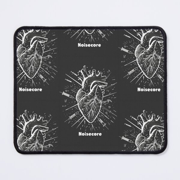 Item preview, Heart with "Noisecore" Text in Graffiti Style designed and sold by Piotrek0001.
