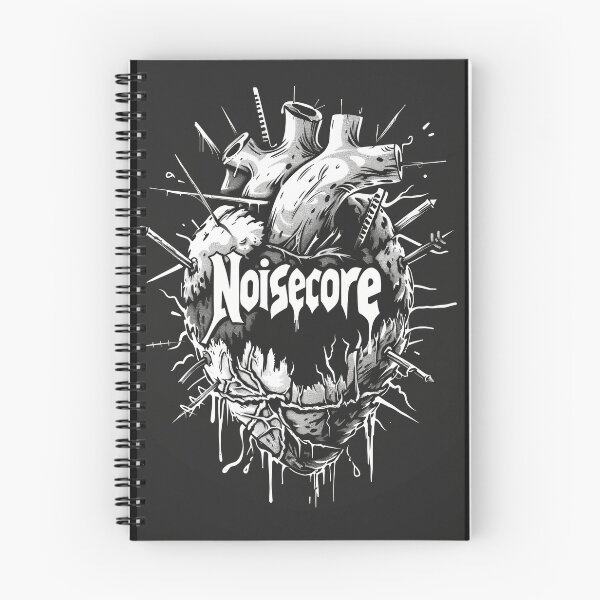 Item preview, Heart with "Noisecore" Text in Graffiti Style designed and sold by Piotrek0001.