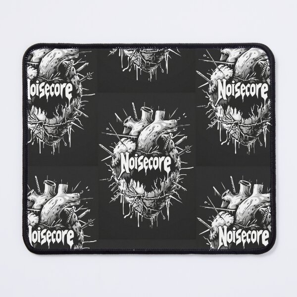 Item preview, Heart with "Noisecore" Text in Graffiti Style designed and sold by Piotrek0001.