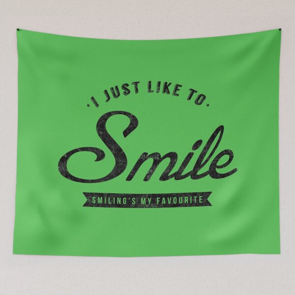 Item preview, Smiling's My Favourite designed and sold by TheHappyHeretic.