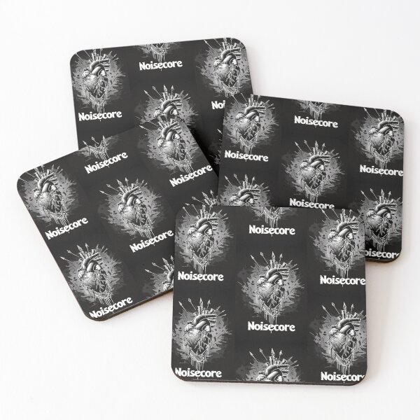 Item preview, Heart with "Noisecore" Text in Graffiti Style designed and sold by Piotrek0001.