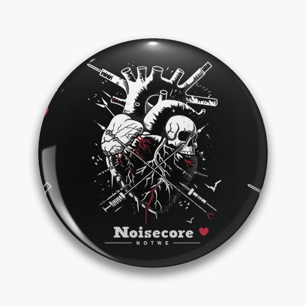 Item preview, Heart with "Noisecore" Text in Graffiti Style designed and sold by Piotrek0001.