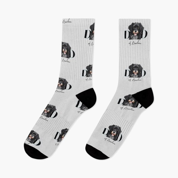 Item preview, Minimalistic aesthetic Dad of black Lowchen Dog  designed and sold by GoodyPaws.