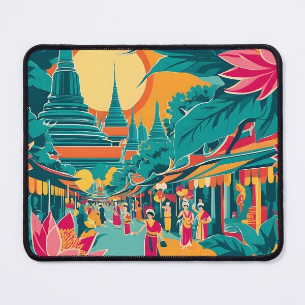 Item preview, Nonthaburi Thailand Vintage Travel Tourism  designed and sold by TravelersGems.