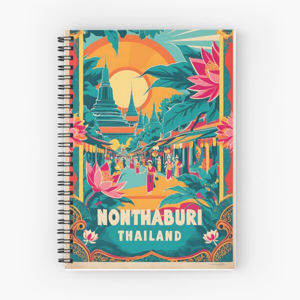 Item preview, Nonthaburi Thailand Vintage Travel Tourism  designed and sold by TravelersGems.
