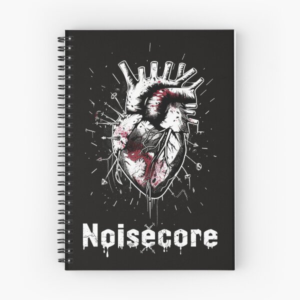 Item preview, Heart with "Noisecore" Text in Graffiti Style designed and sold by Piotrek0001.
