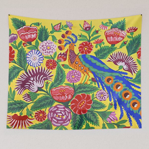 Item preview, Maria Prymachenko, Bird, Fine Art Print, Марія Приймаченко, Птах, Ukrainian Folk Art Painter, Maria Prymachenko Gift, Naïve Art Print designed and sold by Artistic Gift Print.