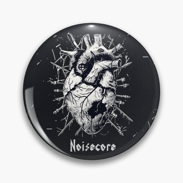 Item preview, Heart with "Noisecore" Text in Graffiti Style designed and sold by Piotrek0001.