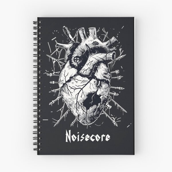 Item preview, Heart with "Noisecore" Text in Graffiti Style designed and sold by Piotrek0001.